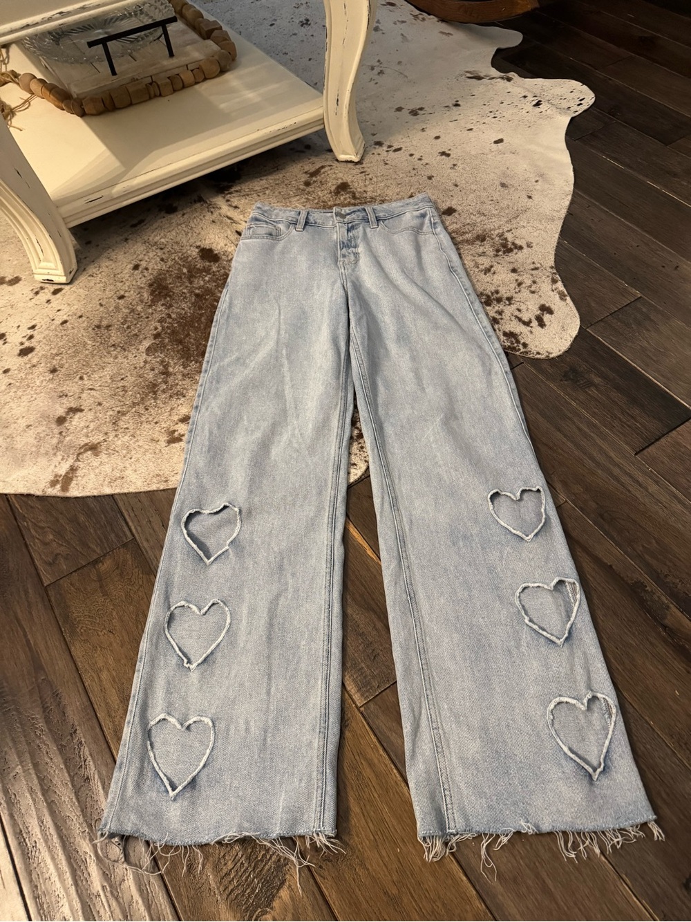 Hollister Heart Print Jeans